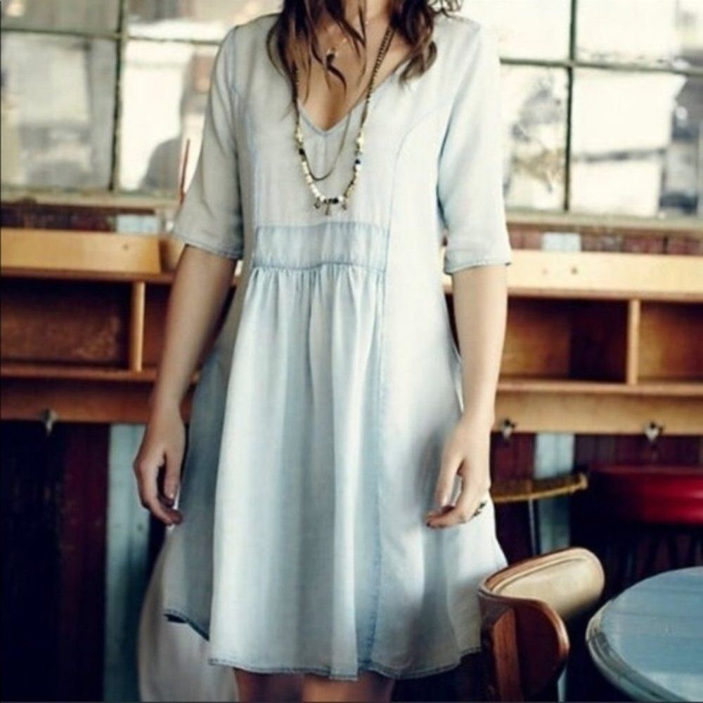 La Vie Sam & Lavi River Chambray Dress Mini M